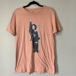 Selena graffic tee in light pink size medium